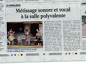 L'article de presse